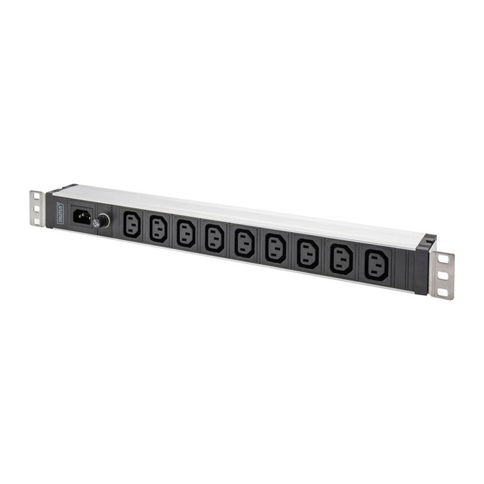 DIGITUS PDU 1U 9xC13 Ausgänge 230V/10A schwarz