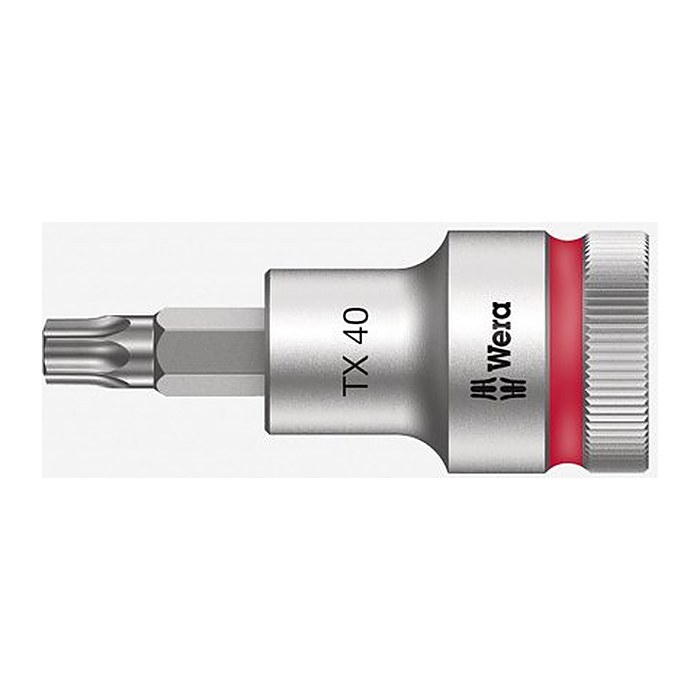 Wera TORX Zyklop mit Haltefunktion kurz Steckschlüsseleinsatz Größe: 40,0 mm Länge: 60,0 mm