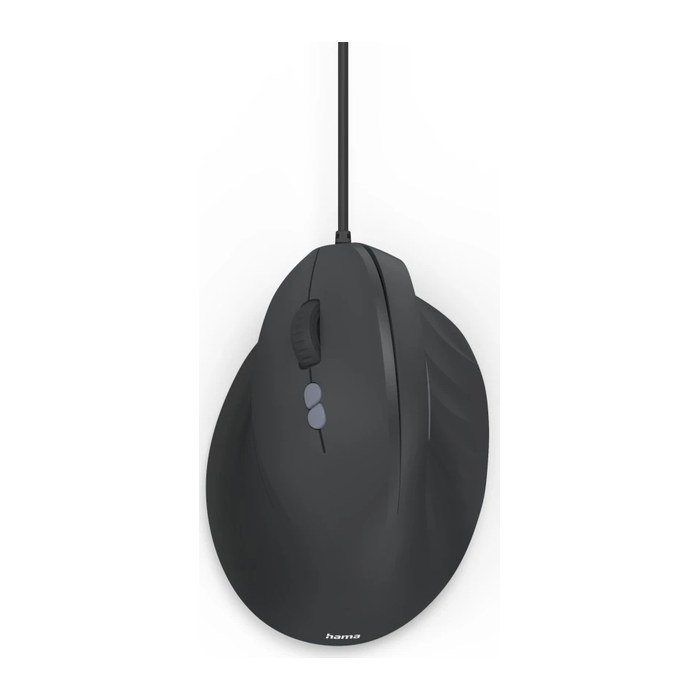 hama ECM-500L Maus ergonomisch kabelgebunden schwarz