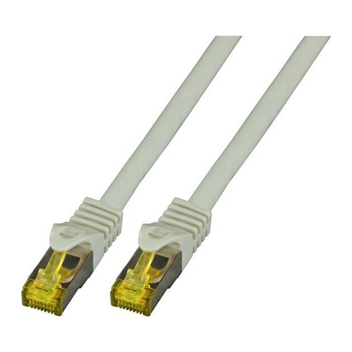 EFB RJ45 Patchkabel S/FTP Cat.6A LSZH Cat.7 Rohk. 1.50m grau