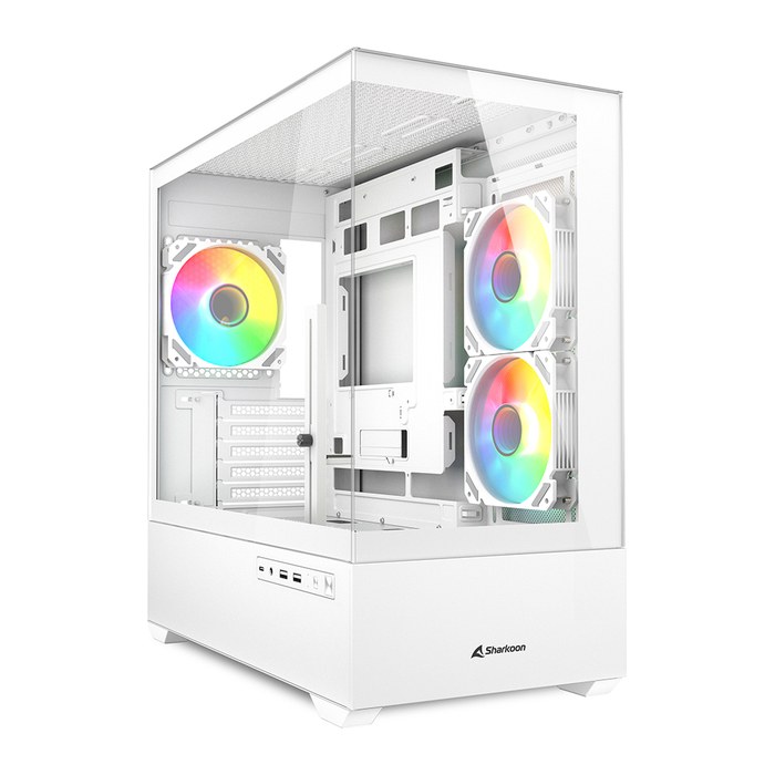 Sharkoon Gehäuse MK6 RGB Micro-ATX 1xGlas weiß