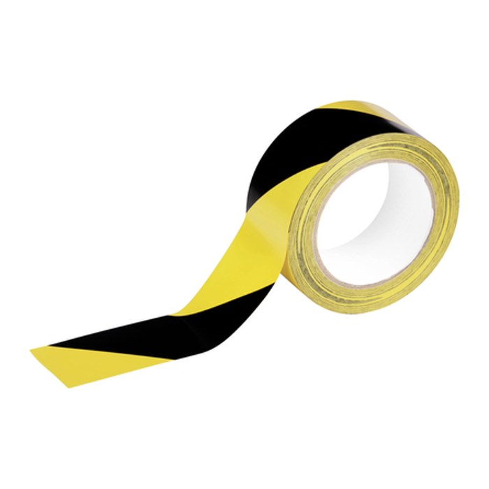 DURABLE Bodenmarkierungsband Duraline Basic gelb, schwarz 50,0 mm x 33,0 m