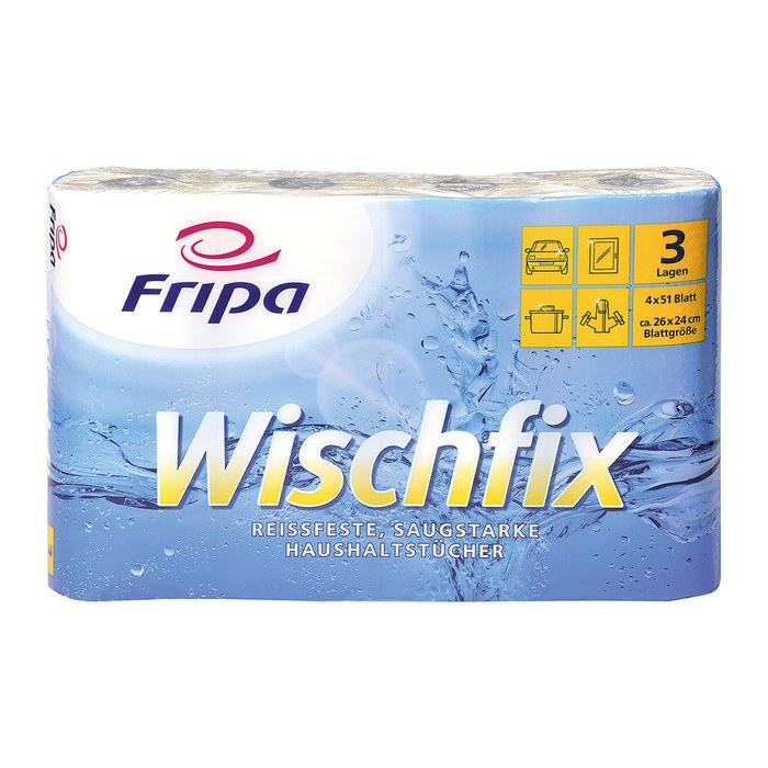 FRIPA Küchenrollen Wischfix 3-lagig, 32 Rollen