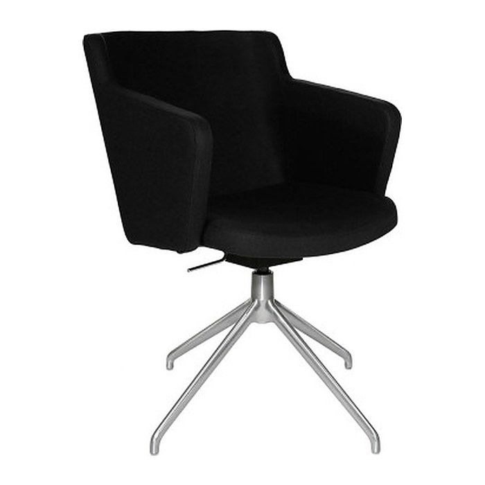 Topstar Besuchersessel SFH 1.0 schwarz edelstahl, Optik matt Stoff 58,0 x 66,0 x 87,0 - 90,0 cm, 1 St.