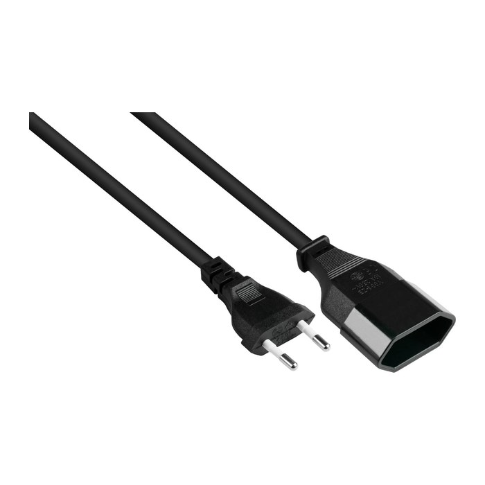 Good Connections Euro-Verlängerung schwarz 1m