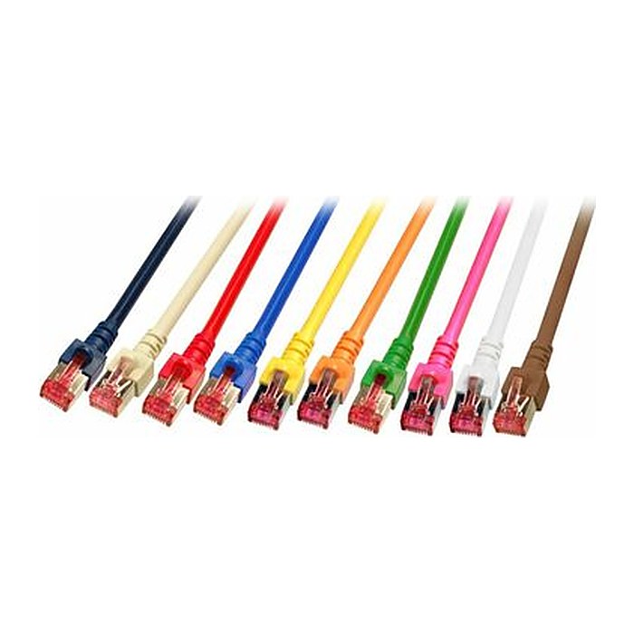 EFB RJ45 Patchkabel S/FTP Cat.6A LSZH 0.15m grün