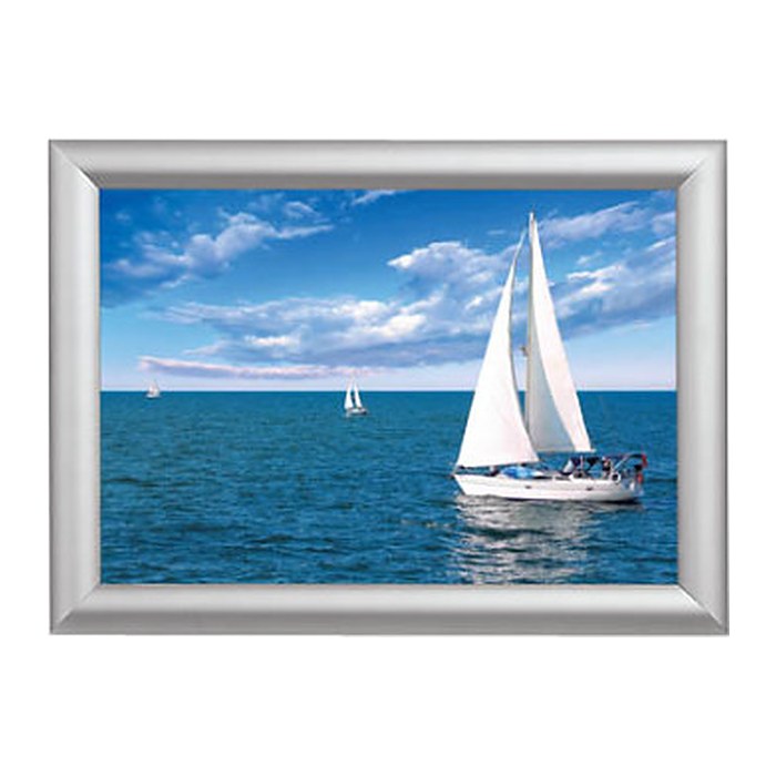 Showdown® Displays Klapprahmen silber 24,1 x 32,8 cm, 1 St.