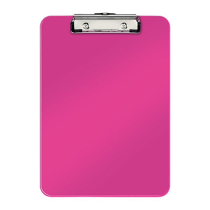 LEITZ Klemmbrett WOW 3971 DIN A4 pink Kunststoff, 1 St.