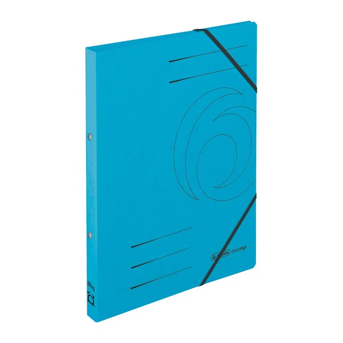 herlitz Ringmappe easy orga blau, 1 St.
