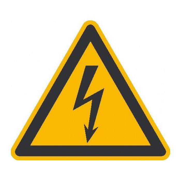 SafetyMarking® Warnaufkleber "Warnung vor elektrischer Spannung" dreieckig 10,0 x 10,0 cm, 1 St.