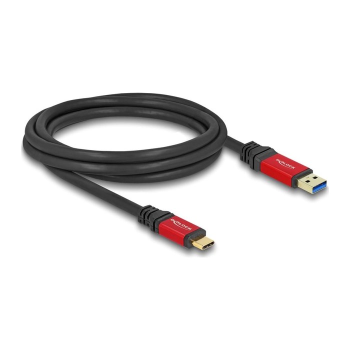 DELOCK USB 10 Gbps Kabel USB Type-A St. zu USB Typ-C St. 2 m