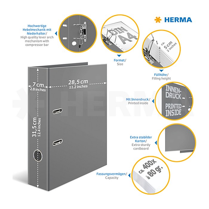 HERMA Ordner A4 Karton Pferd
