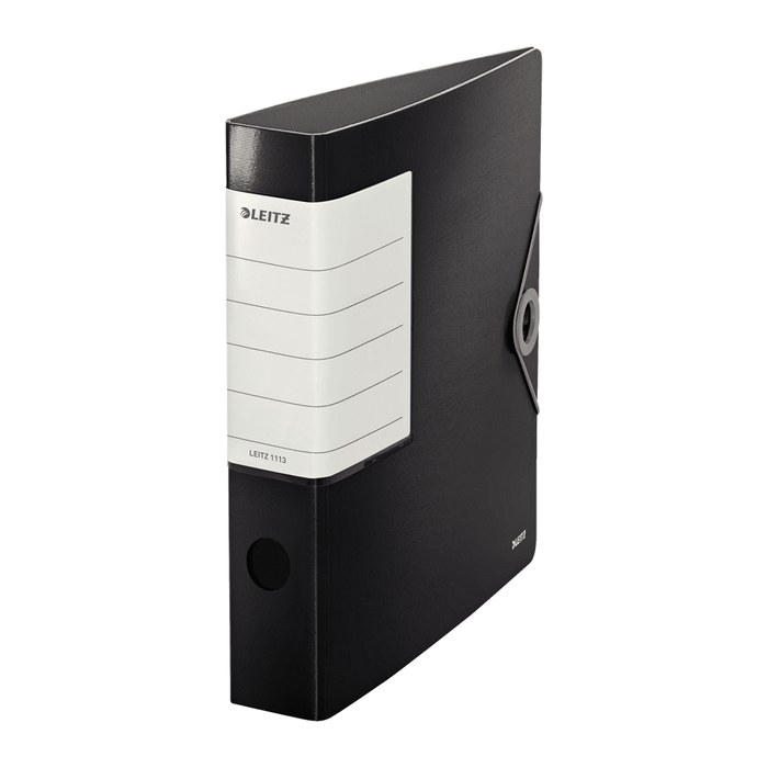 LEITZ Solid 1113 Ordner schwarz Kunststoff 6,2 cm DIN A4, 1 St.