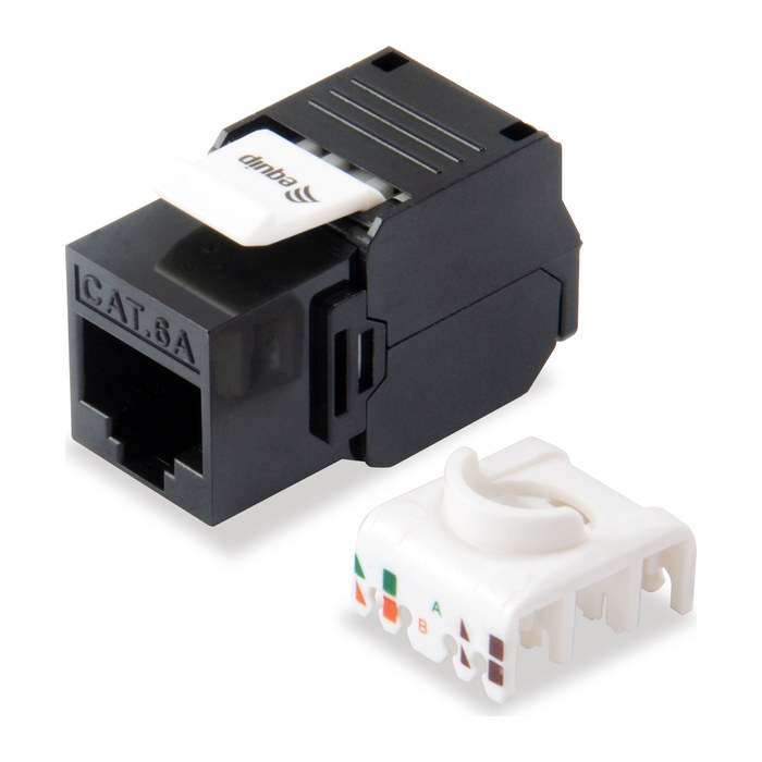 Equip Keystone Jack ungeschirmt Cat6A wzf.8Stk sw