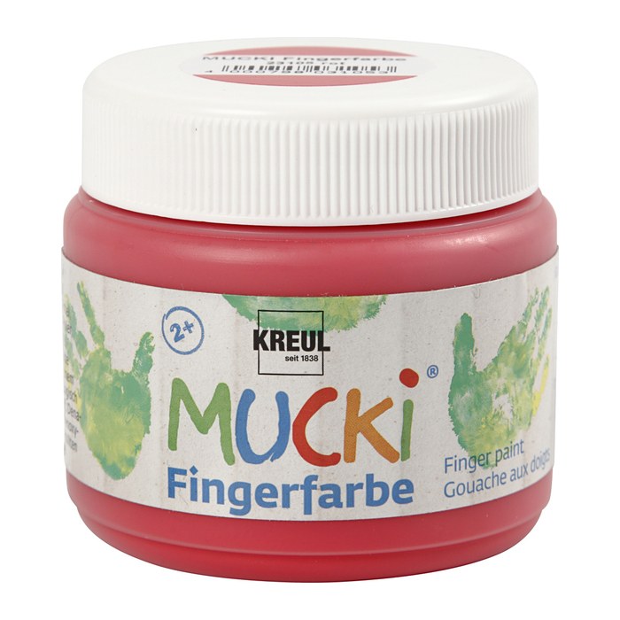 KREUL MUCKI Fingerfarbe rot 150,0 ml, 1 St.