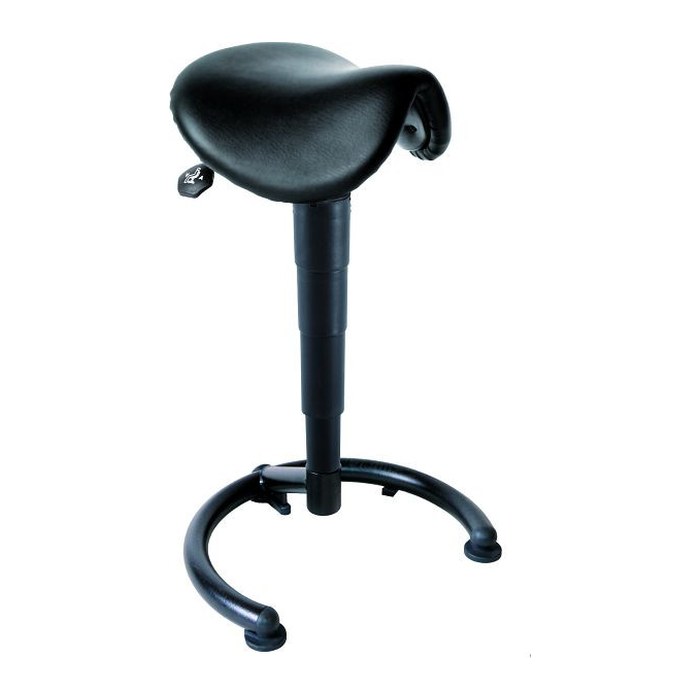 meychair Sitz- & Stehhocker AF4-H-KL 11300 schwarz Kunstleder, 1 St.