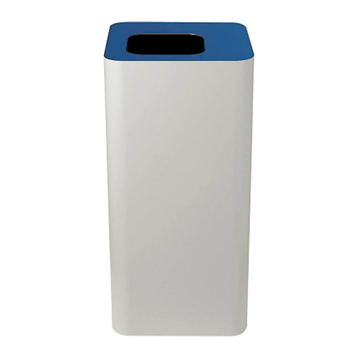 TKG Pure Mülleimer 100,0 l weiß, blau, 1 St.