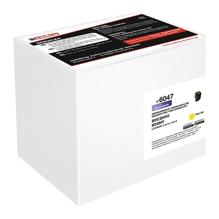 edding EDD-6047 gelb Toner kompatibel zu LEXMARK 80C2HY0