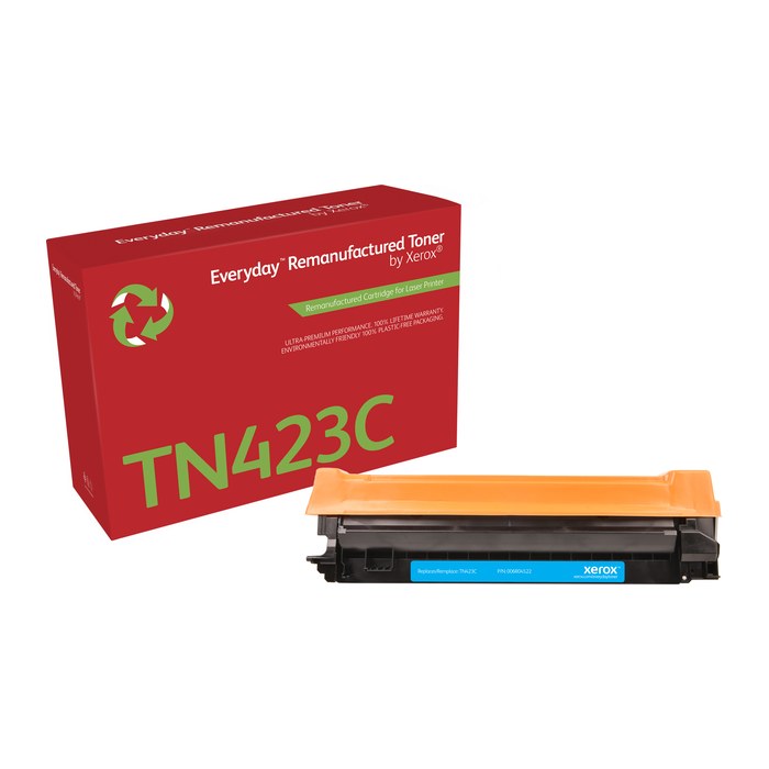 Xerox Toner Everyday Brother TN423C Cyan Remanufactured
