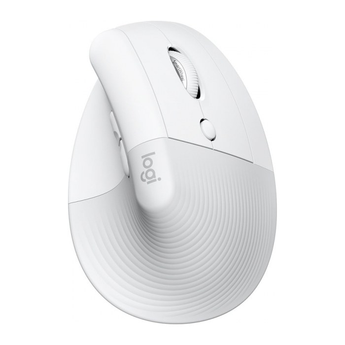 Logitech Lift Maus ergonomisch kabellos weiß