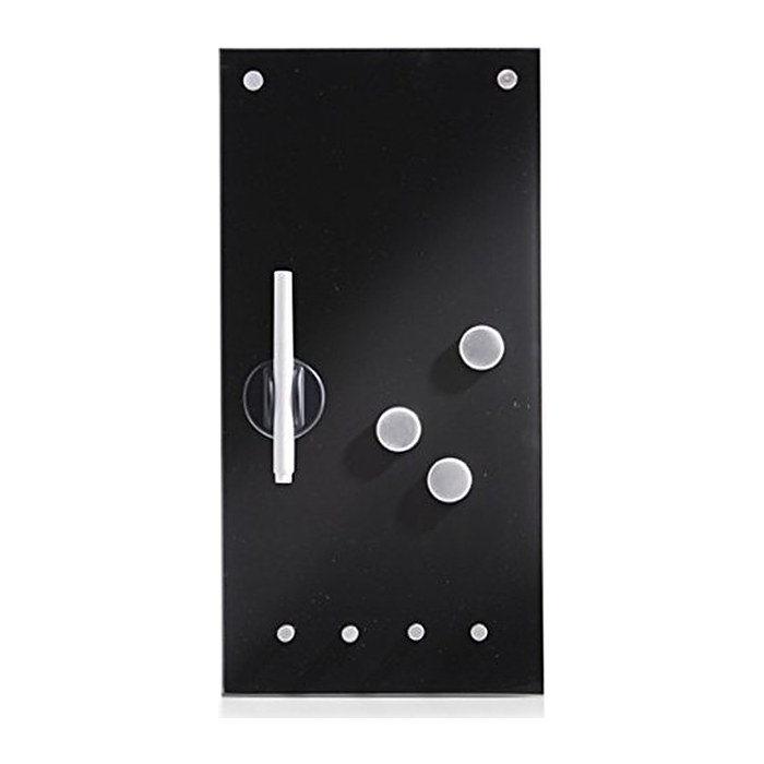 Zeller Glas-Magnettafel 20,0 x 40,0 cm schwarz