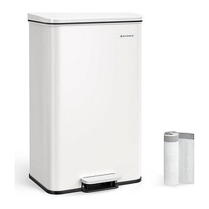 SONGMICS Mülleimer 40,0 l weiß, 1 St.