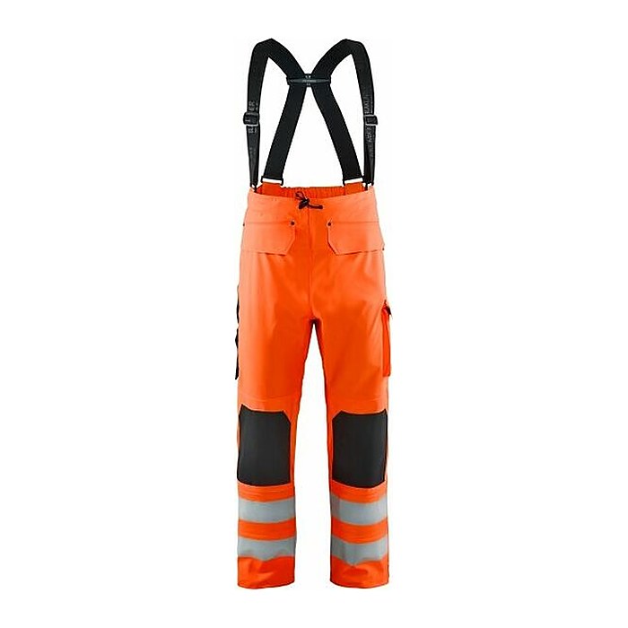 BLAKLÄDER® unisex Warnschutz-Latzhose 1302 orange Größe M