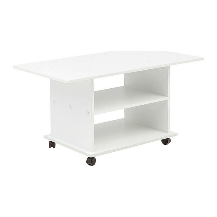 WOHNLING Couchtisch rechteckig Spanplatte weiß 95,0 x 54,0 x 51,0 cm, 1 St.