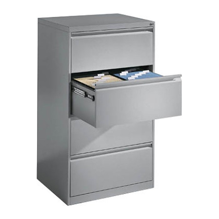 CP C 2000 Acurado Hängeregistraturschrank silber 4 Schubladen 78,7 x 59,0 x 135,7 cm, 1 St.