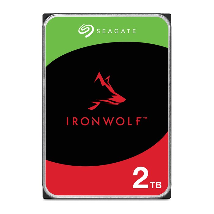 Seagate IronWolf (Luft, 180 MB/s, 5400 U/Min) 2 TB interne HDD-NAS-Festplatte