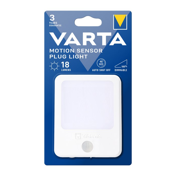 VARTA LED-Außenleuchten mit Bewegungsmelder Motion Sensor Plug Light, weiß, 1 St.