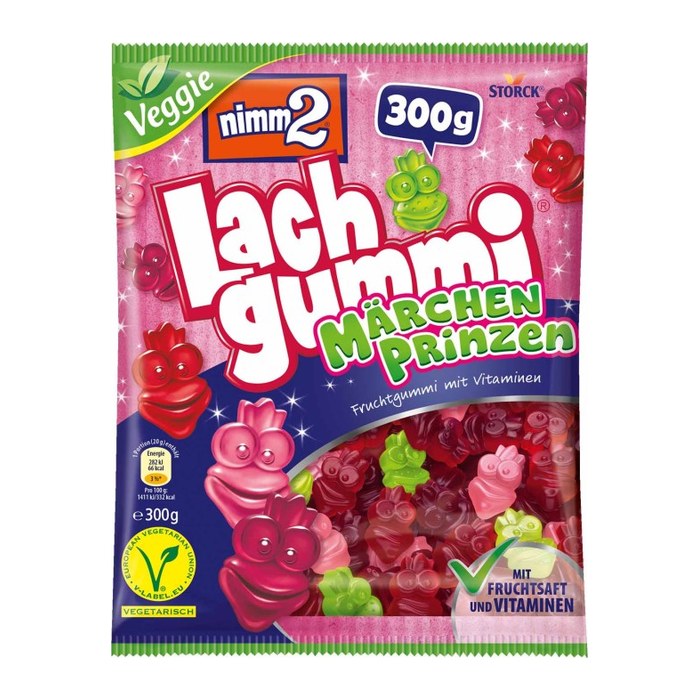nimm2® Lachgummi Märchenprinzen Fruchtgummi 300,0 g, 1 Pack