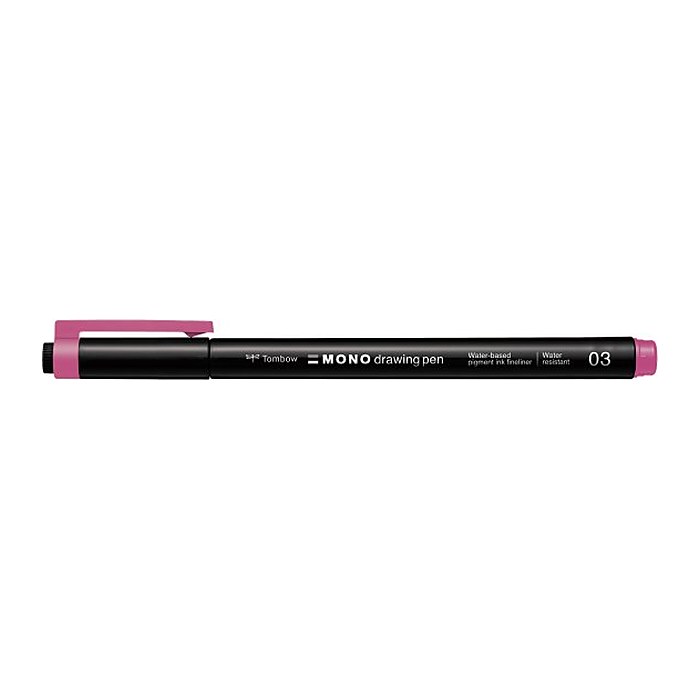 Tombow MONOdrawing Fineliner rot 0,35 mm, 1 St.