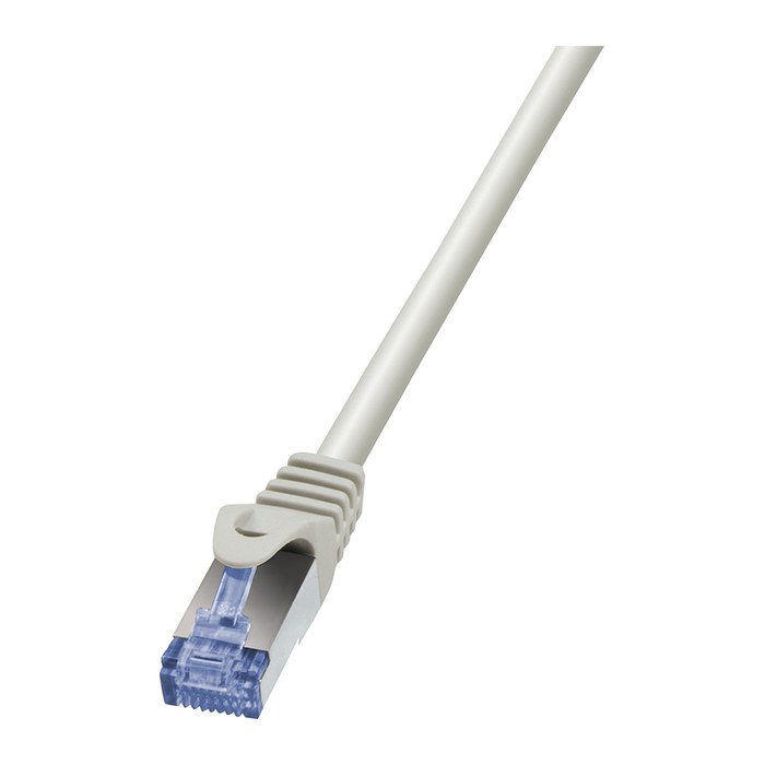 Logilink Patchkabel CAT6A S/FTP AWG26 PIMF 1,00m grau