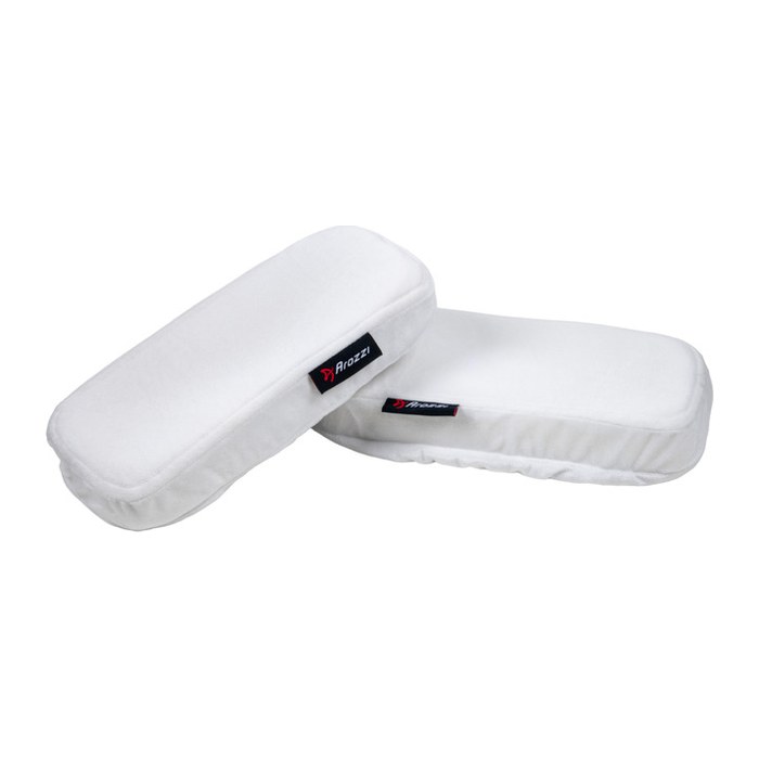 Arozzi Armlehnenpolster Memory-Foam weiß