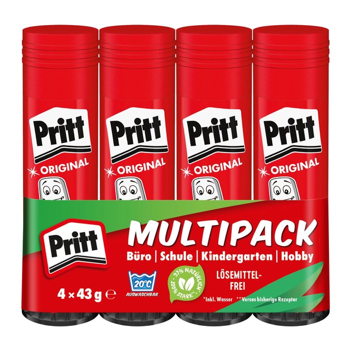 Pritt ORIGINAL Klebestifte 43,0 g, 4 St.