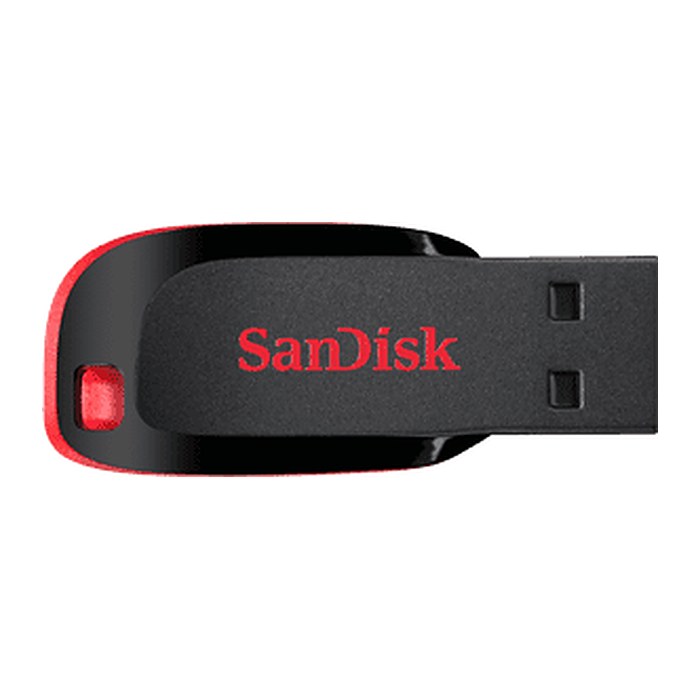 SanDisk USB-Stick Cruzer Blade schwarz, rot 32 GB, 1 St.