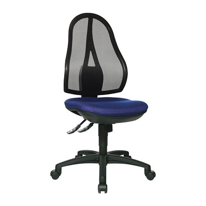 Topstar Bürostuhl Open Point SY, OP200G26 Stoff blau, Gestell schwarz