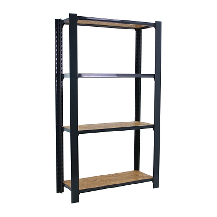 Simonrack Schwerlastregal OFFICLICK 4 8425437127687 anthrazit, braun 80,0 x 30,0 x 150,0 cm