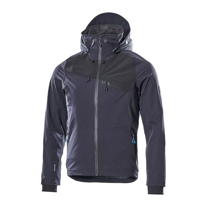 MASCOT® Herren Regenjacke Advanced schwarzblau Größe S