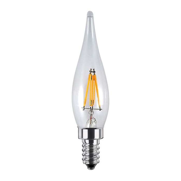 SEGULA LED French Kerze klar E10 1,5W 2700K dimmbar