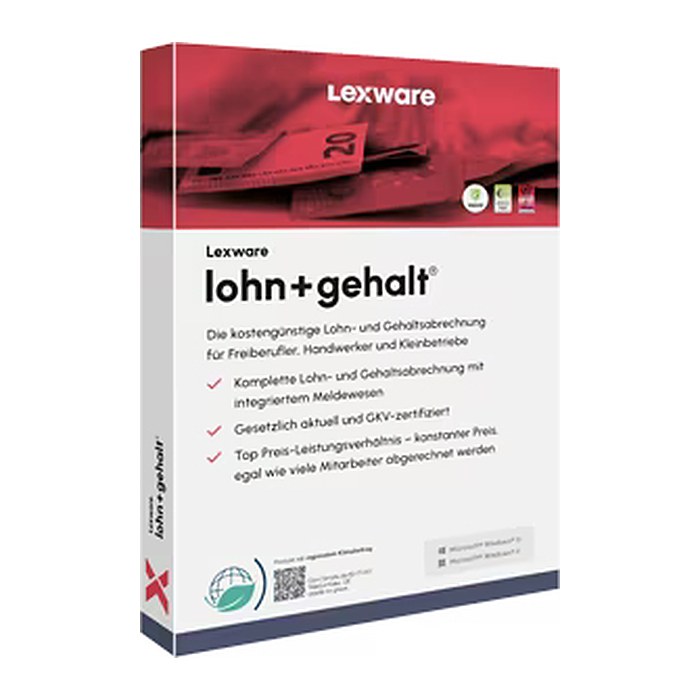 LEXWARE Lohn+Gehalt 2026 Software Vollversion (PKC)