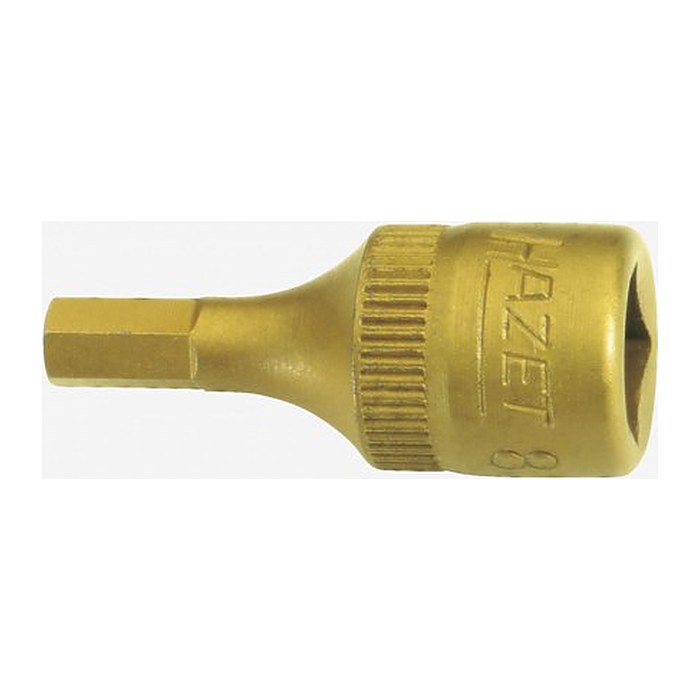 HAZET 1/4 Zoll Innen-6kant Steckschlüsseleinsatz Größe: 4,0 mm Länge: 28,0 mm