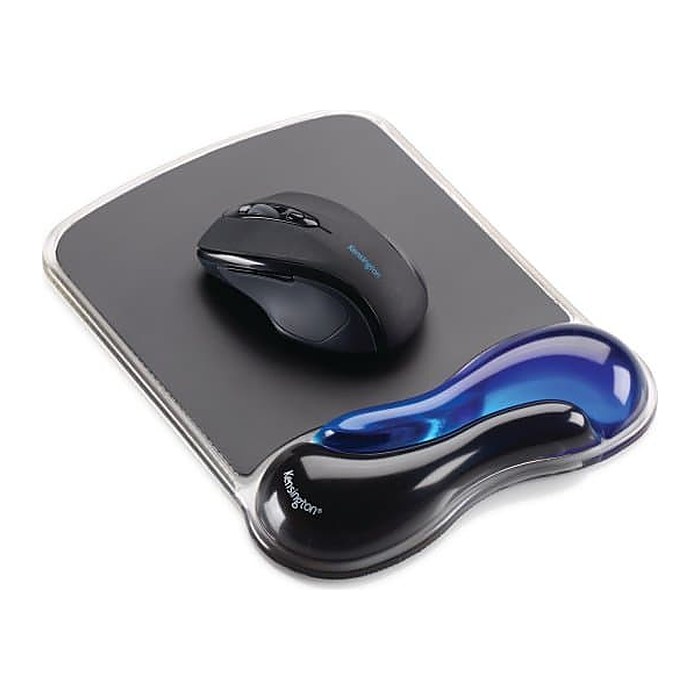 Kensington Mousepad mit Handgelenkauflage Duo Gel schwarz, blau