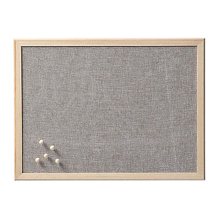 Zeller Pinnwand 40,0 x 30,0 cm Leinen grau
