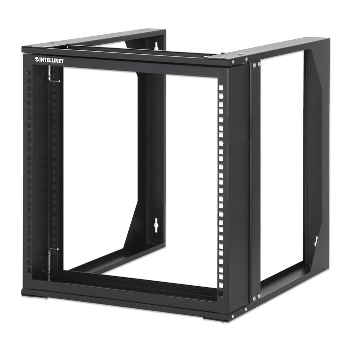 INTELLINET 19" Open Frame Rack 2 Schienen 9HE schwarz