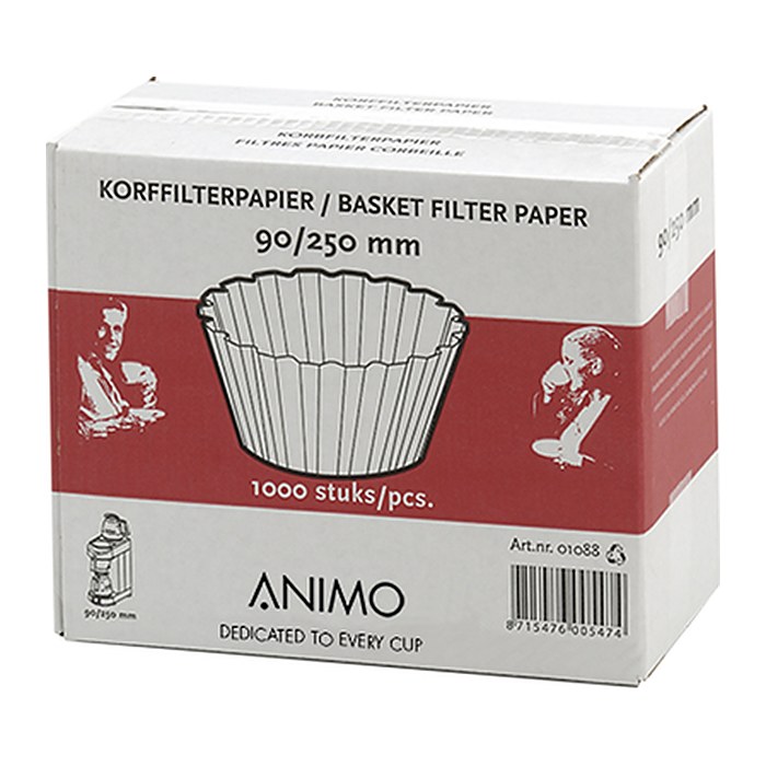 ANIMO 90/250 mm Kaffeefilter, 1.000 St.