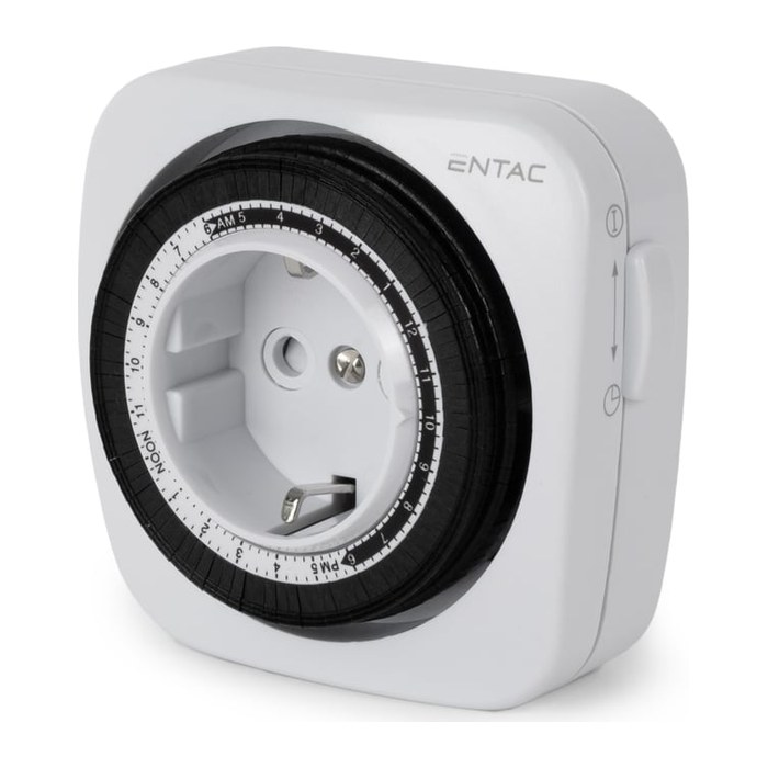Entac Mechanischer Timer Mini 24 Stunden 48 Programme