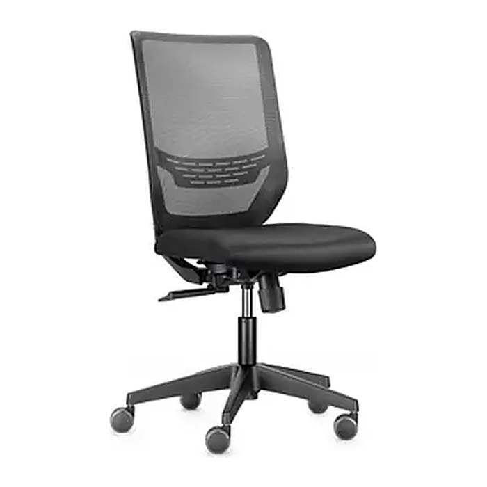 Trendoffice by Dauphin Bürostuhl to-sync work mesh one, 9241 SY0 A0 Stoff schwarz, Gestell schwarz