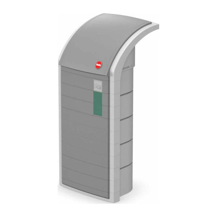Hailo ProfiLine WSB Design XXXL Mülleimer 120,0 l grau, 1 St.